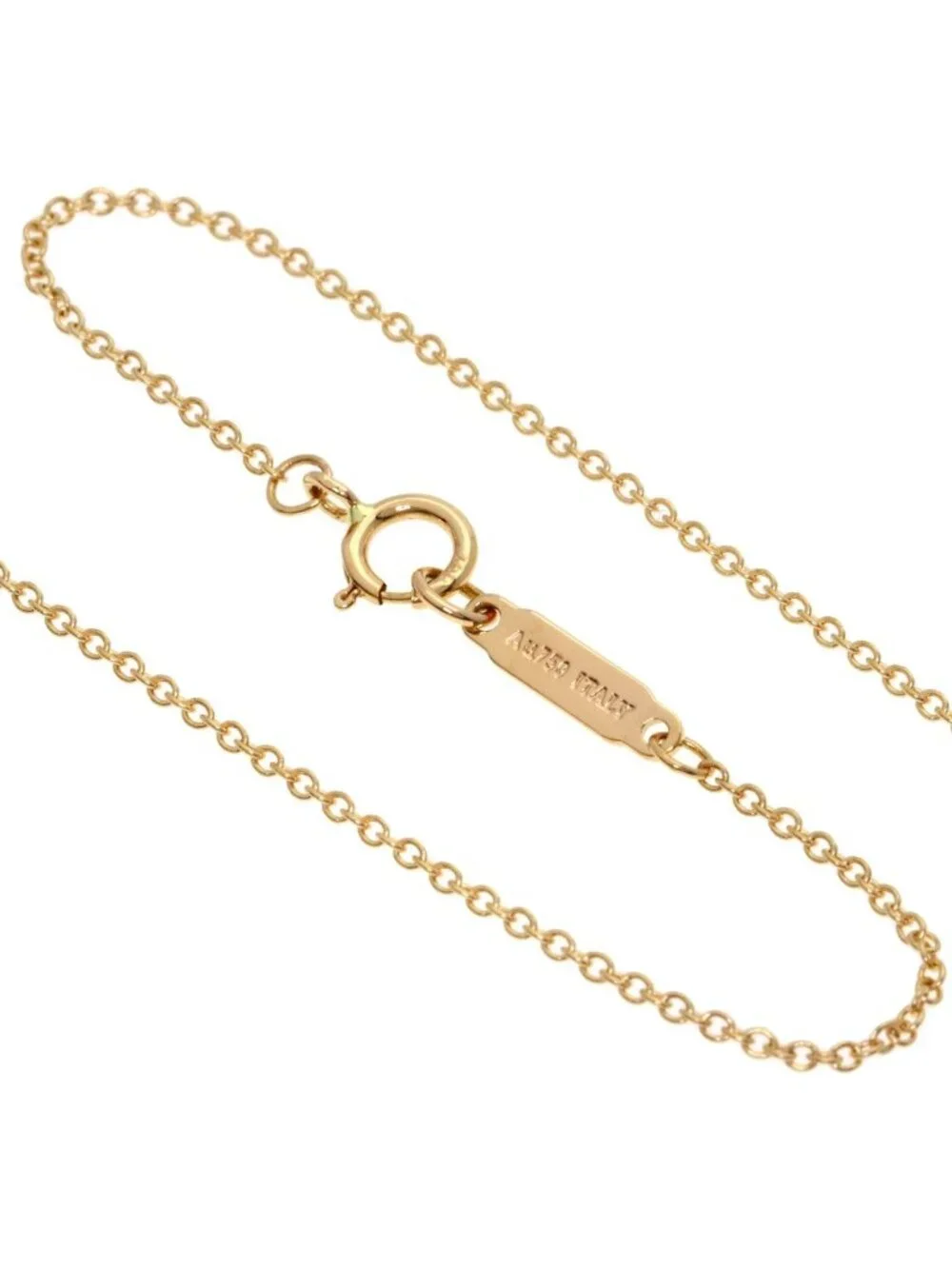 Tiffany & Co Paper Flower Diamond Necklace 18k PG